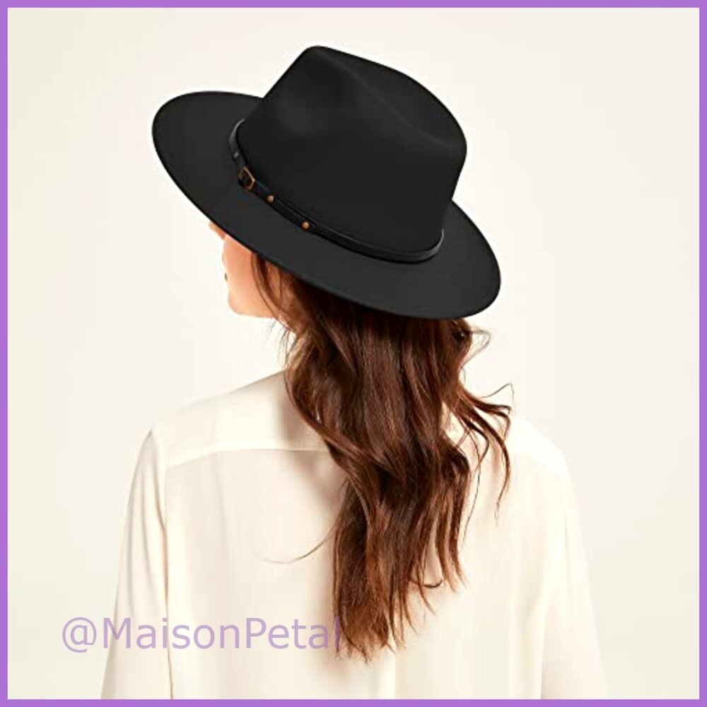 Cotton Polyester Fedora Hat With Adjustable Draws… - image 6